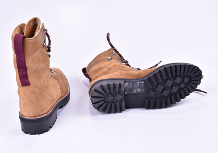 Suede Damen Stiefelette Boots EUR 37 Nr. 23-A 3091-Schuh-Gebraucht-secondhand