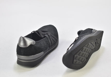 Medicus Damen Halbschuhe Slipper Ballerinas UK 4,5 Nr. 24-T 1124-Schuh-Gebraucht-secondhand