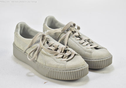 Puma Basket Damen Sportschuhe Sneaker EUR 38,5 Nr. 25-J 2868-Schuh-Gebraucht-secondhand