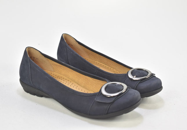 Gabor Damen Halbschuhe Slipper Ballerinas UK 5,5 Nr. 24-J 3343-Schuh-Gebraucht-secondhand