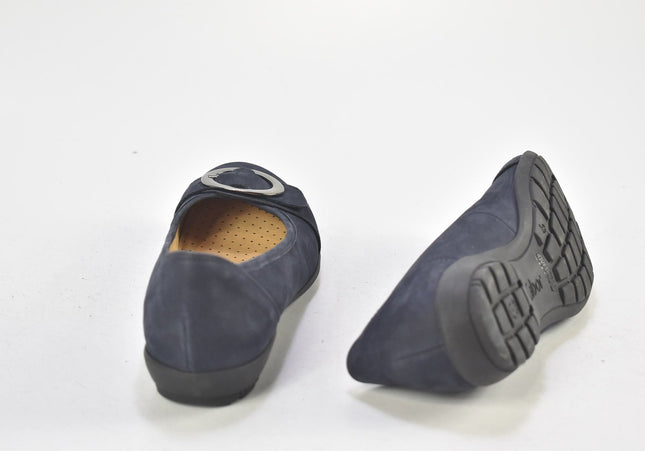 Gabor Damen Halbschuhe Slipper Ballerinas UK 5,5 Nr. 24-J 3343-Schuh-Gebraucht-secondhand