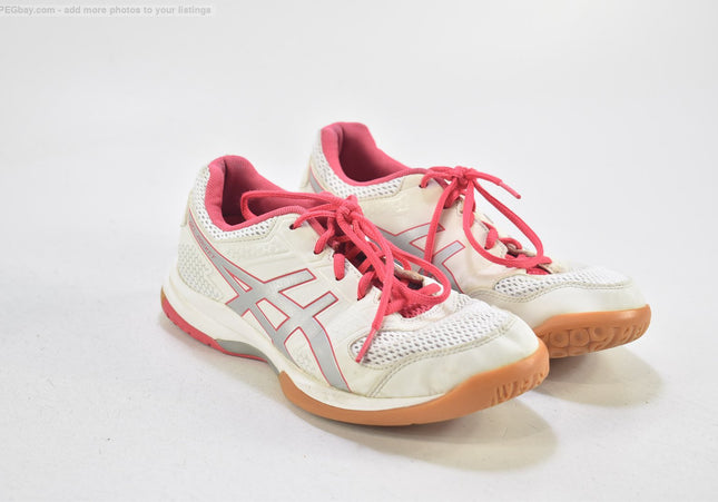 Asics Gel Rocket Damen Sportschuhe Sneaker EUR 37,5 Nr. 25-J 3295-Schuh-Gebraucht-secondhand