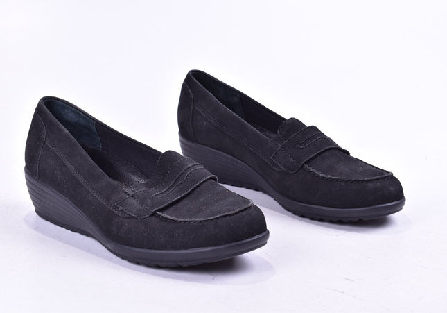 Medicus Damen Halbschuhe Slipper Ballerinas UK 5,5 Nr. 24-J 335-Schuh-Gebraucht-secondhand