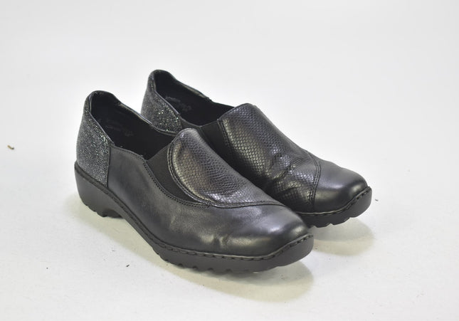 Rieker Damen Halbschuhe Slipper Ballerinas EUR 37 Nr. 24-T 118-Schuh-Gebraucht-secondhand
