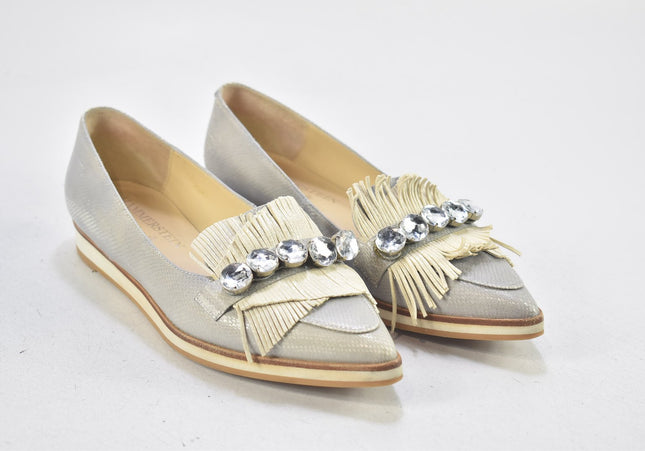 Hammerstein Damen Halbschuhe Slipper Ballerinas EUR 37 Nr. 24-X 1142-Schuh-Gebraucht-secondhand