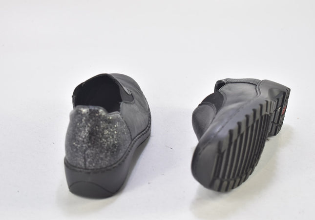 Rieker Damen Halbschuhe Slipper Ballerinas EUR 37 Nr. 24-T 118-Schuh-Gebraucht-secondhand