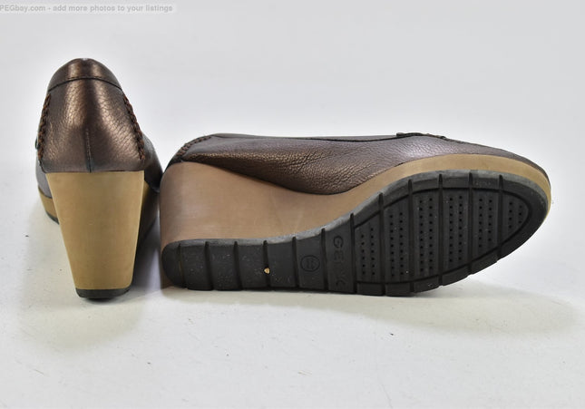 Geox Damen Pumps High Heels EUR 38 Nr. 25-Y 639-SchuhGebraucht