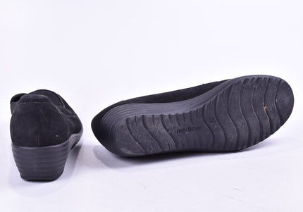 Medicus Damen Halbschuhe Slipper Ballerinas UK 5,5 Nr. 24-J 335-Schuh-Gebraucht-secondhand