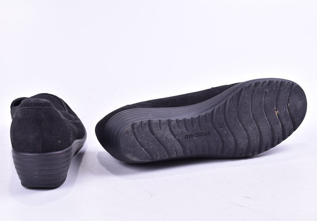 Medicus Damen Halbschuhe Slipper Ballerinas UK 5,5 Nr. 24-J 335-Schuh-Gebraucht-secondhand