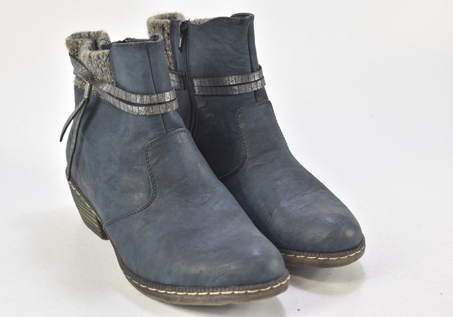 Rieker Damen Stiefelette Boots EUR 40 Nr. 24-A 4192-Schuh-Gebraucht-secondhand