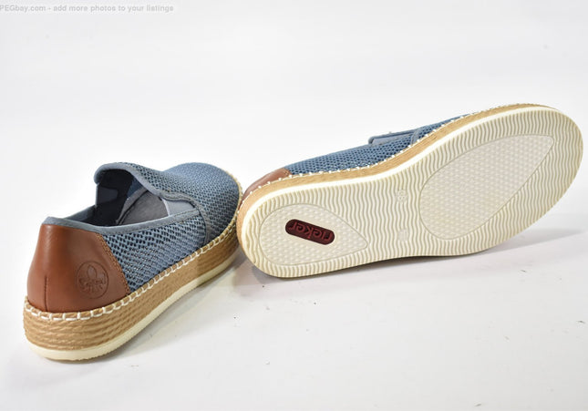 Rieker  Damen Halbschuhe Slipper Ballerinas  EUR 38 Nr. 26-G 2364