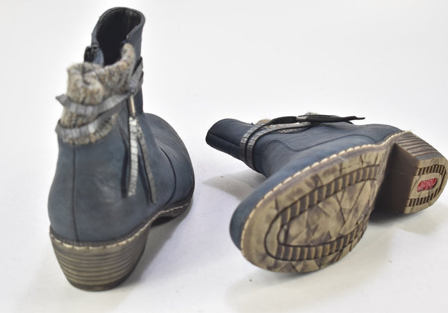Rieker Damen Stiefelette Boots EUR 40 Nr. 24-A 4192-Schuh-Gebraucht-secondhand