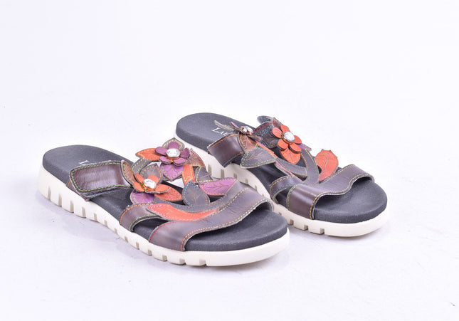 Laura Vita Damen Sandale Pantolette EUR 36 Nr. 24-SD 2295-Schuh-Gebraucht-secondhand
