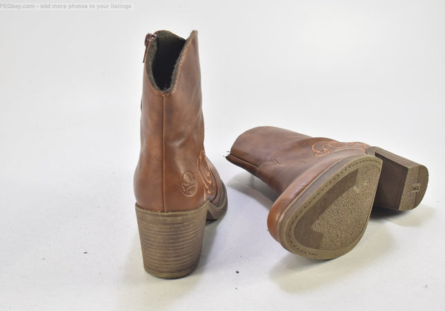 Rieker Damen Stiefelette Boots EUR 41 Nr. 24-B 5383-Schuh-Gebraucht-secondhand