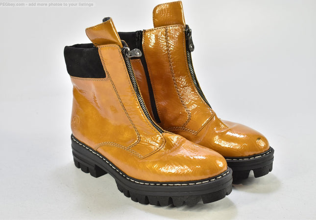 Rieker Damen Stiefelette Boots EUR 40 Nr. 25-B 816-gebrauchte Schuhe-Second hand-SchuhGebraucht