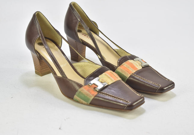 Pratesi Damen Sandale Sandalette EUR 39 Nr. 25-S 123-Schuh-Gebraucht-secondhand