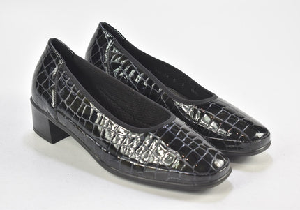 Waldläufer Damen Pumps High Heels UK 5,5 Nr. 24-J 2766-Schuh-Gebraucht-secondhand