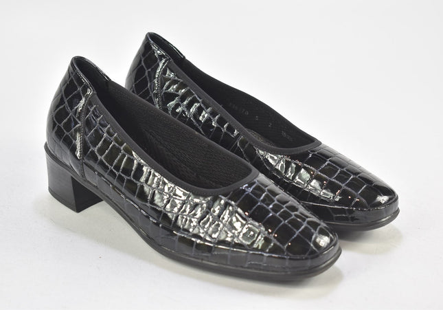Waldläufer Damen Pumps High Heels UK 5,5 Nr. 24-J 2766-Schuh-Gebraucht-secondhand