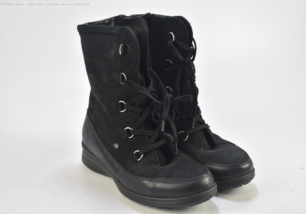 Finn Comfort Damen Stiefelette Boots UK 5 Nr. 24-B 5616-Schuh-Gebraucht-secondhand