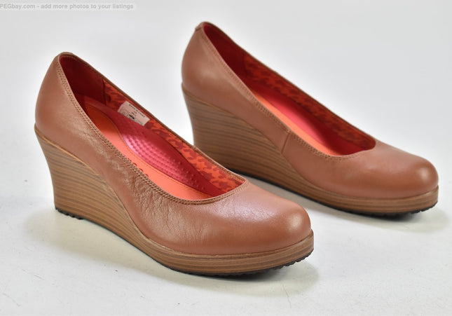 Crocs Damen Pumps High Heels US 8,5 Nr. 25-Y 643-SchuhGebraucht