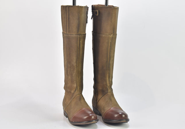 Yellw Cab Damen Stiefel Stiefelette Boots EUR 37 Nr. 24-B 1017-Schuh-Gebraucht-secondhand