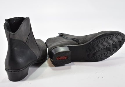 Rieker Damen Stiefelette Boots EUR 38 Nr. 24-M 2574-Schuh-Gebraucht-secondhand