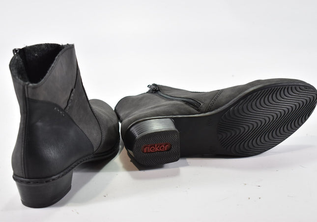 Rieker Damen Stiefelette Boots EUR 38 Nr. 24-M 2574-Schuh-Gebraucht-secondhand