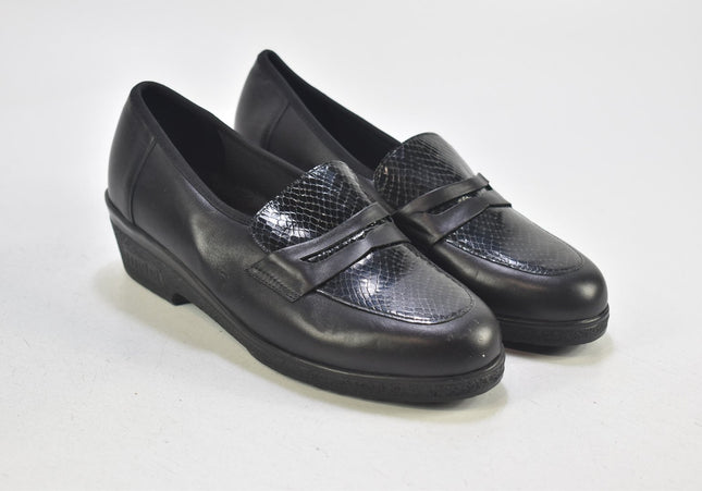 Meisi Damen Halbschuhe Slipper Ballerinas UK 5,5 Nr. 24-T 2288-Schuh-Gebraucht-secondhand