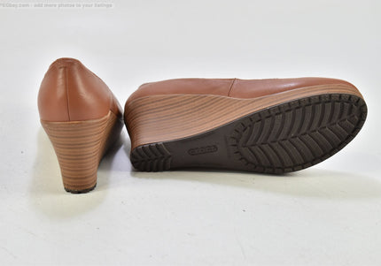 Crocs Damen Pumps High Heels US 8,5 Nr. 25-Y 643-SchuhGebraucht