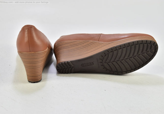 Crocs Damen Pumps High Heels US 8,5 Nr. 25-Y 643-SchuhGebraucht
