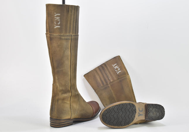 Yellw Cab Damen Stiefel Stiefelette Boots EUR 37 Nr. 24-B 1017-Schuh-Gebraucht-secondhand