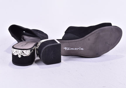 Tamaris Damen Sandale Pantolette EUR 41 Nr. 24-SD 1664-Schuh-Gebraucht-secondhand