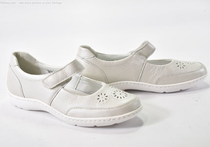 Waldläufer  Damen Halbschuhe Slipper Ballerinas  UK 4,5 Nr. 26-G 2368