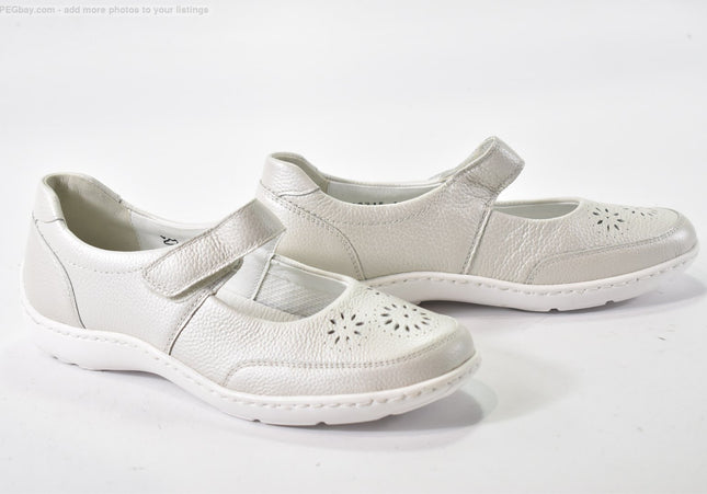 Waldläufer  Damen Halbschuhe Slipper Ballerinas  UK 4,5 Nr. 26-G 2368