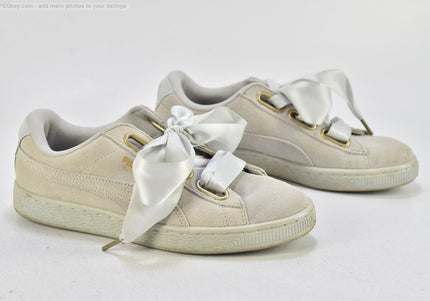 Puma Suede Damen Sportschuhe Sneaker EUR 38 Nr. 25-A 1371-Schuh-Gebraucht-secondhand