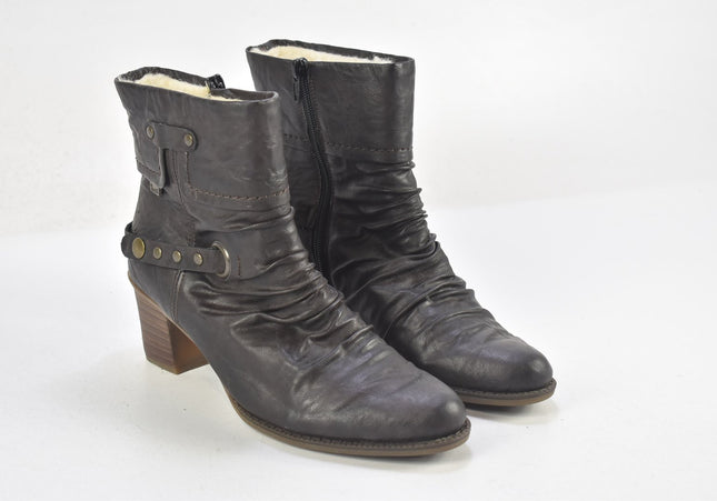 Rieker Damen Stiefelette Boots EUR 38 Nr. 24-J 1654-Schuh-Gebraucht-secondhand