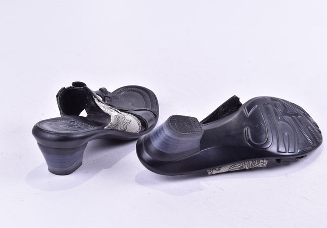 Think Damen Sandale Pantolette EUR 37 Nr. 24-SD 567-Schuh-Gebraucht-secondhand