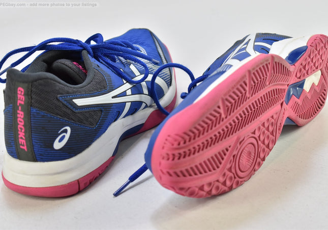 Asics Gel Rocket Damen Sportschuhe Sneaker EUR 42 Nr. 25-T 683-gebrauchte schuhe-second hand-SchuhGebraucht
