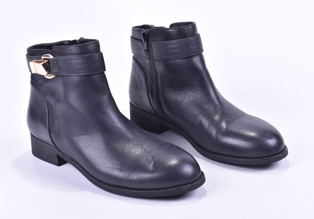 Buffalo Damen Stiefelette Boots EUR 38 Nr. 23-M 2301-Schuh-Gebraucht-secondhand