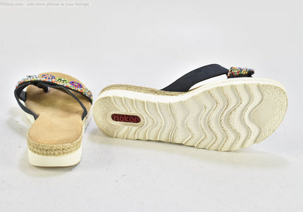 Rieker  Damen Sandale Pantolette  EUR 36 Nr. 25-S 1660