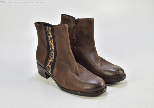 Paul Green Damen Stiefelette Boots UK 5,5 Nr. 25-B 821-gebrauchte Schuhe-Second hand-SchuhGebraucht