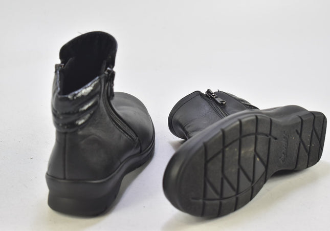Semler Damen Stiefelette Boots UK 4 Nr. 24-B 2912-Schuh-Gebraucht-secondhand