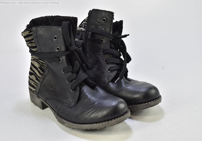 Rieker Damen Stiefelette Boots EUR 39 Nr. 25-B 822-gebrauchte Schuhe-Second hand-SchuhGebraucht