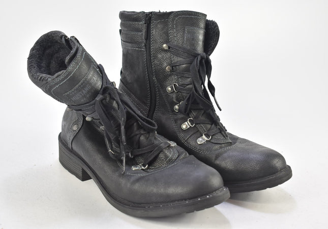 Mustang Damen Stiefelette Boots EUR 42 Nr. 24-M 1697-Schuh-Gebraucht-secondhand
