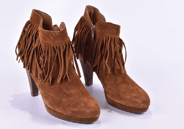 Paul Green Damen Stiefelette Boots UK 4 Nr. 24-M 3247-Schuh-Gebraucht-secondhand