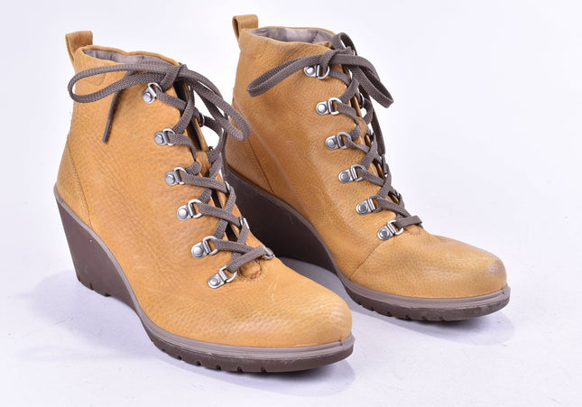 Ecco Damen Stiefelette Boots EUR 40 Nr. 24-F 1698-Schuh-Gebraucht-secondhand