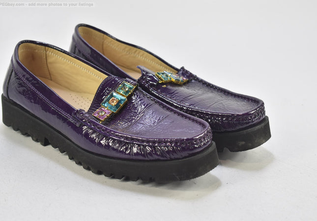 GianRos Damen Halbschuhe Slipper Ballerinas SL 26,5cm Nr. 25-J 1257-Schuh-Gebraucht-secondhand