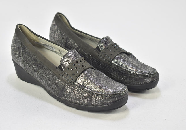 Waldläufer Damen Halbschuhe Slipper Ballerinas UK 4 Nr. 24-P 2374-Schuh-Gebraucht-secondhand