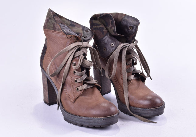 Divine Follie Damen Stiefelette Boots EUR 37 Nr. 24-F 515-Schuh-Gebraucht-secondhand