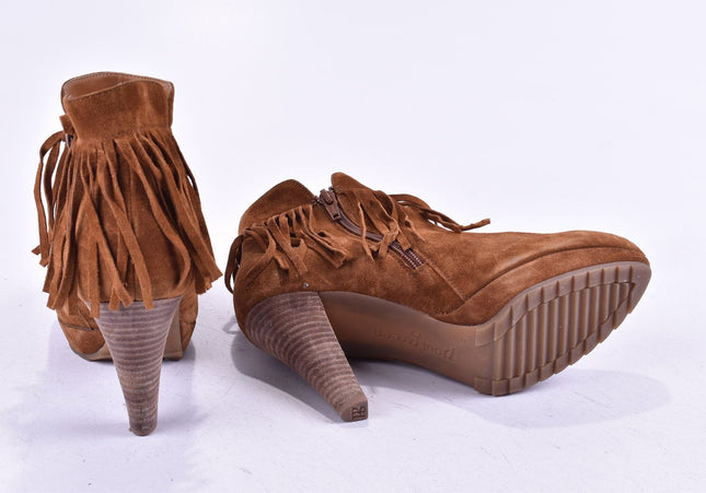 Paul Green Damen Stiefelette Boots UK 4 Nr. 24-M 3247-Schuh-Gebraucht-secondhand